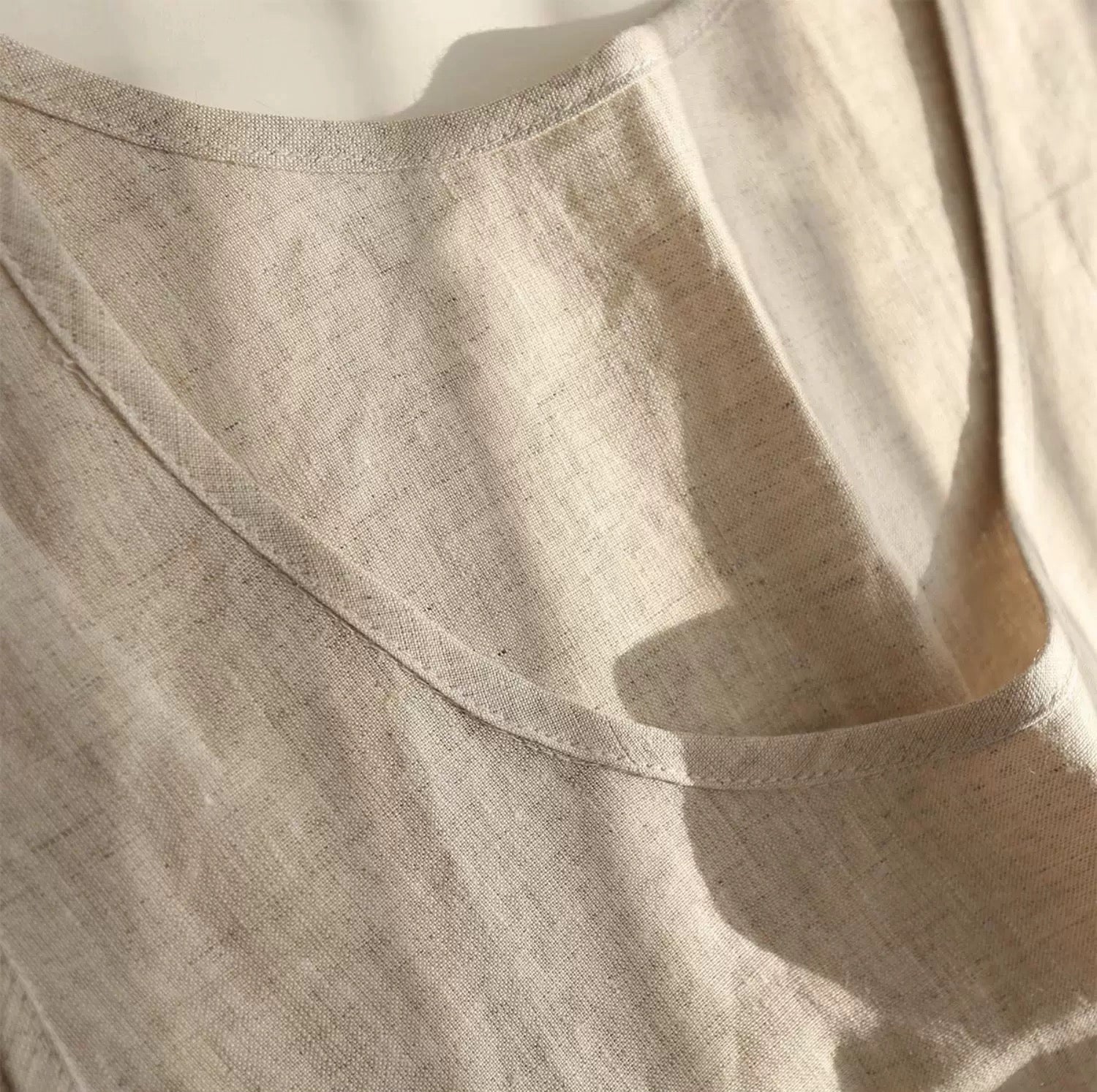 100% Hemp Linen Tank Top for Women Sleeveless U-Back Camisole Summer Blouse Eco Friendly Casual